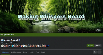 Whisper About It Face Book Community